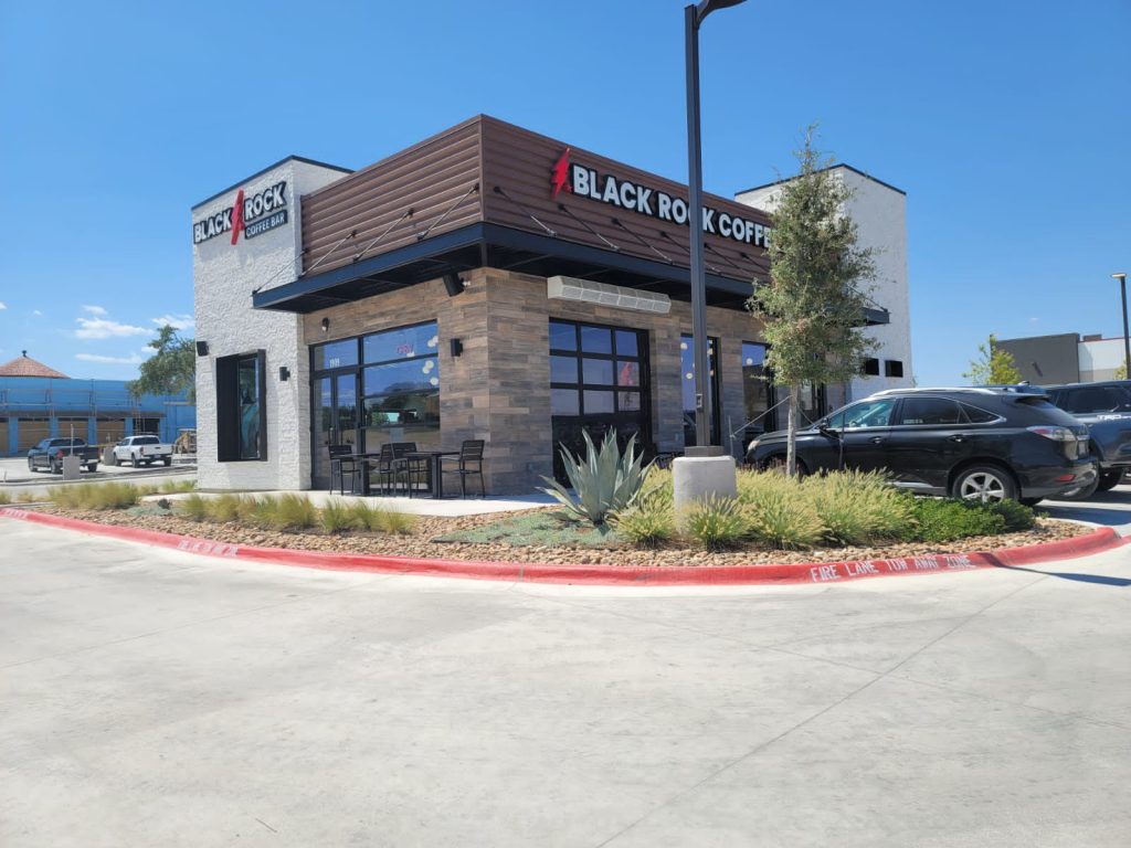Black Rock Coffee Retail Landscaping
